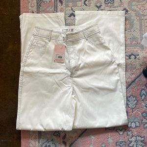 Missguided Contrast Stitch Trousers